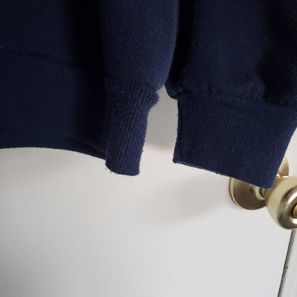 Vintage Morning Sun Collared Sweatshirt Women's LP Blue Cats And Birds - Picture 7 of 11